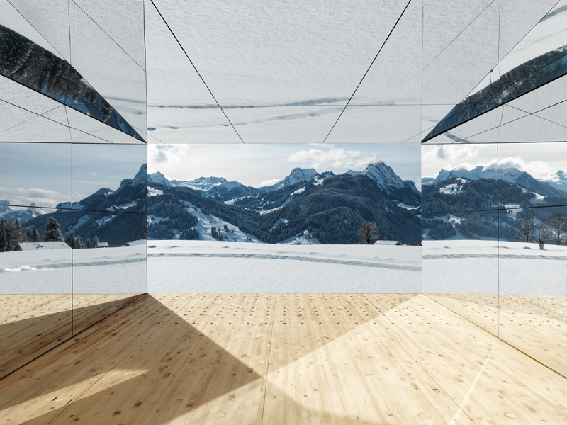 Doug Aitken, Mirage Gstaad, 2019. Elevation 1049: Frequencies, Gstaad, Switzerland. Courtoisie de l'artiste Stefan Altenburger et de la Luma Foundation.