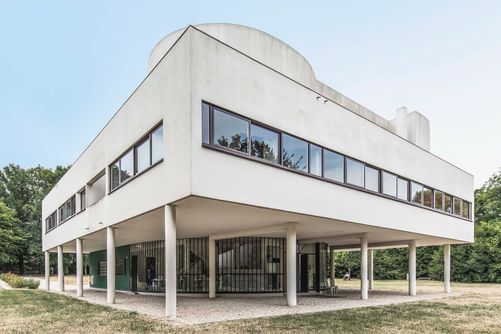 Villa Savoye à Poissy de Le Corbusier Photo © Michal Lewin