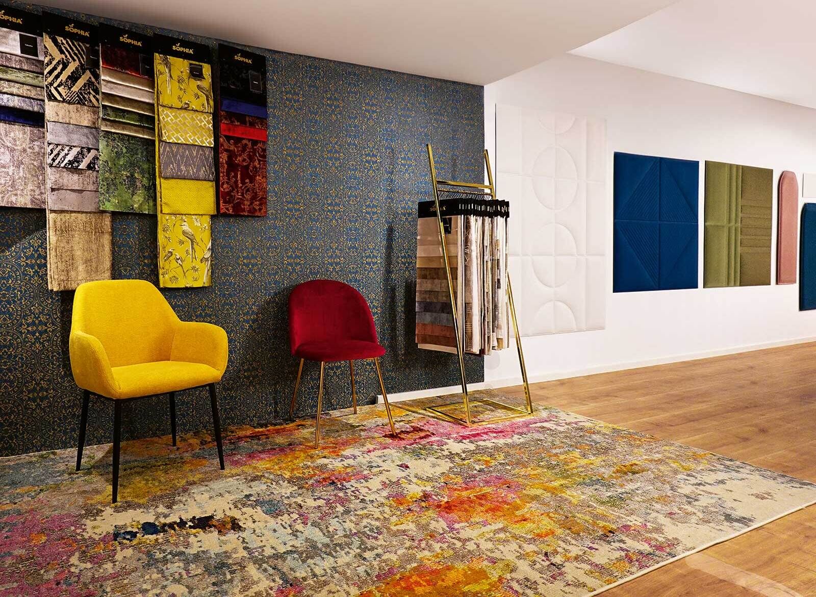 Parmi les produits de décoration d’intérieur, Betana présente une sélection de panneaux acoustiques décoratifs.